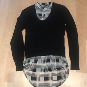 Central Park West layered look top